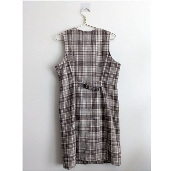 Vintage Gap Plaid Button Up Dress - Picture 2 of 7